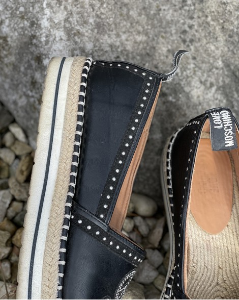 Espadrilky dámské Love Moschino s druky